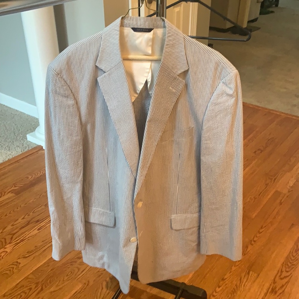 Brookes Brothers seersucker blazer